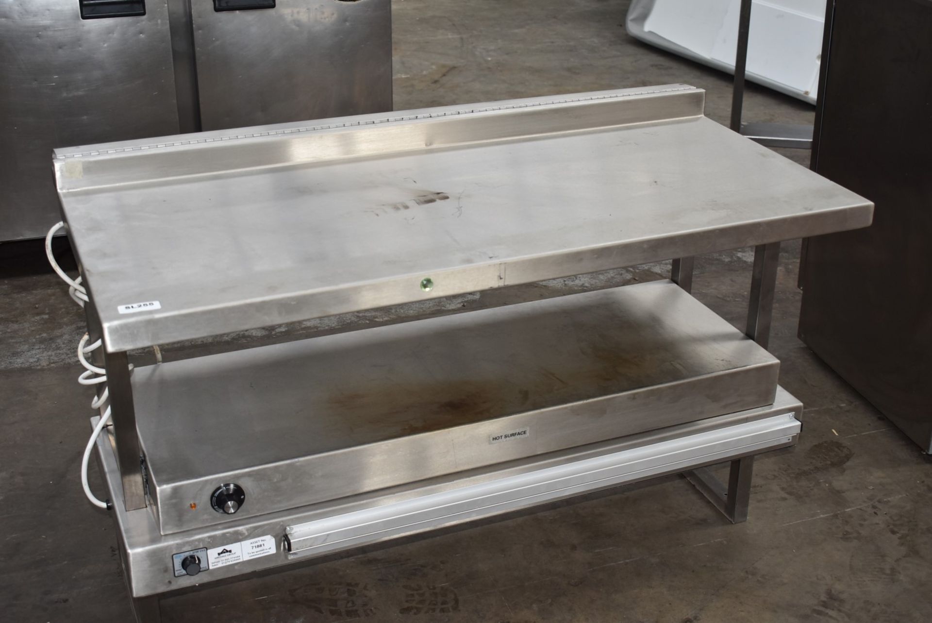 1 x Stainless Steel Bench Mounted Passthrough Food Warmer With Ticket Rails Ref SL255 WH4 - - Image 4 of 6
