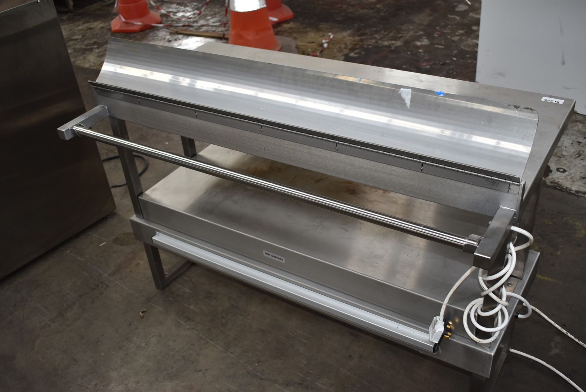 1 x Stainless Steel Bench Mounted Passthrough Food Warmer With Ticket Rails Ref SL255 WH4 - - Image 5 of 6