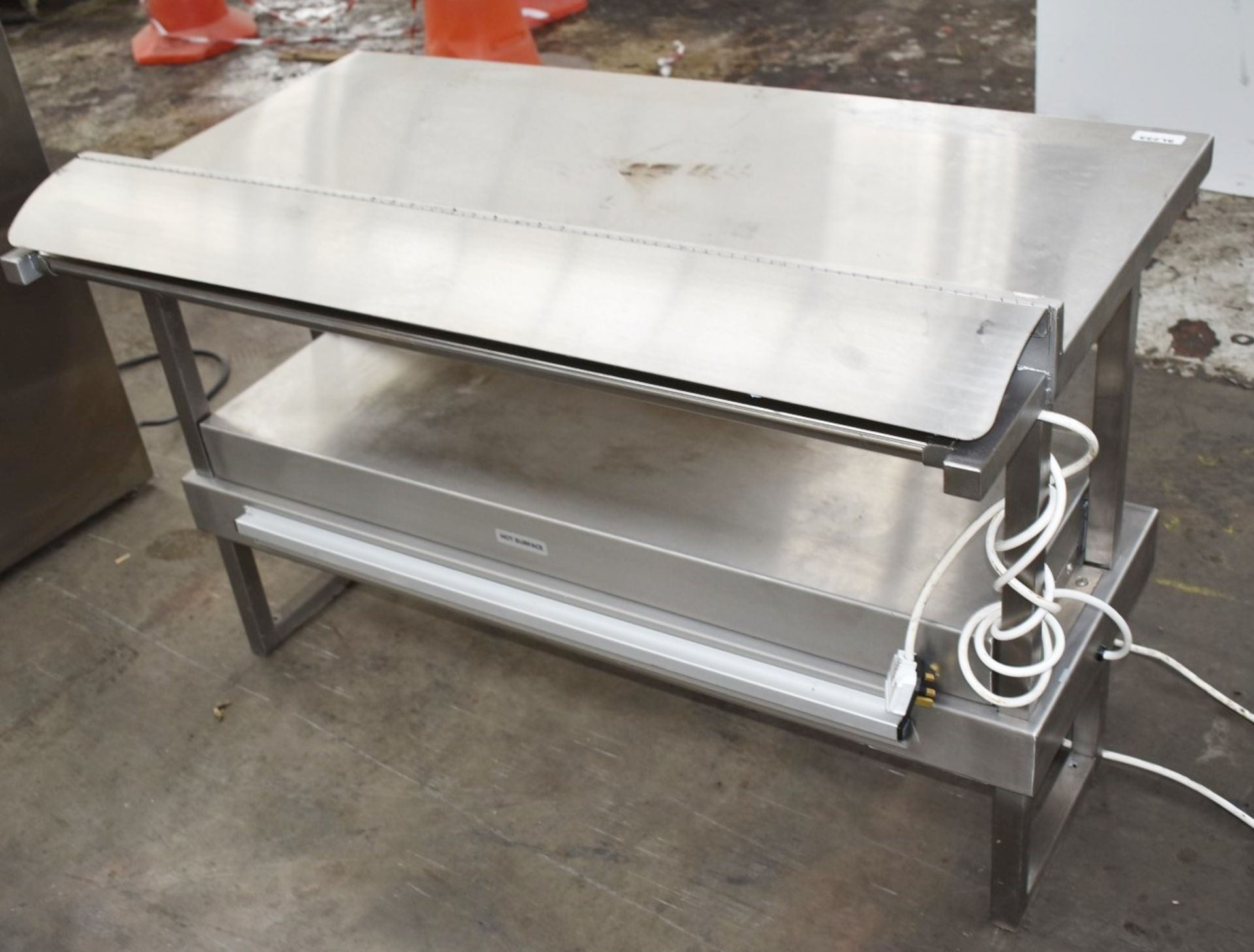 1 x Stainless Steel Bench Mounted Passthrough Food Warmer With Ticket Rails Ref SL255 WH4 - - Image 2 of 6