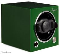 1 x RAPPORT LONDON Evolution Single Watch Winder In A Signature Green - Original Price £295.95 -