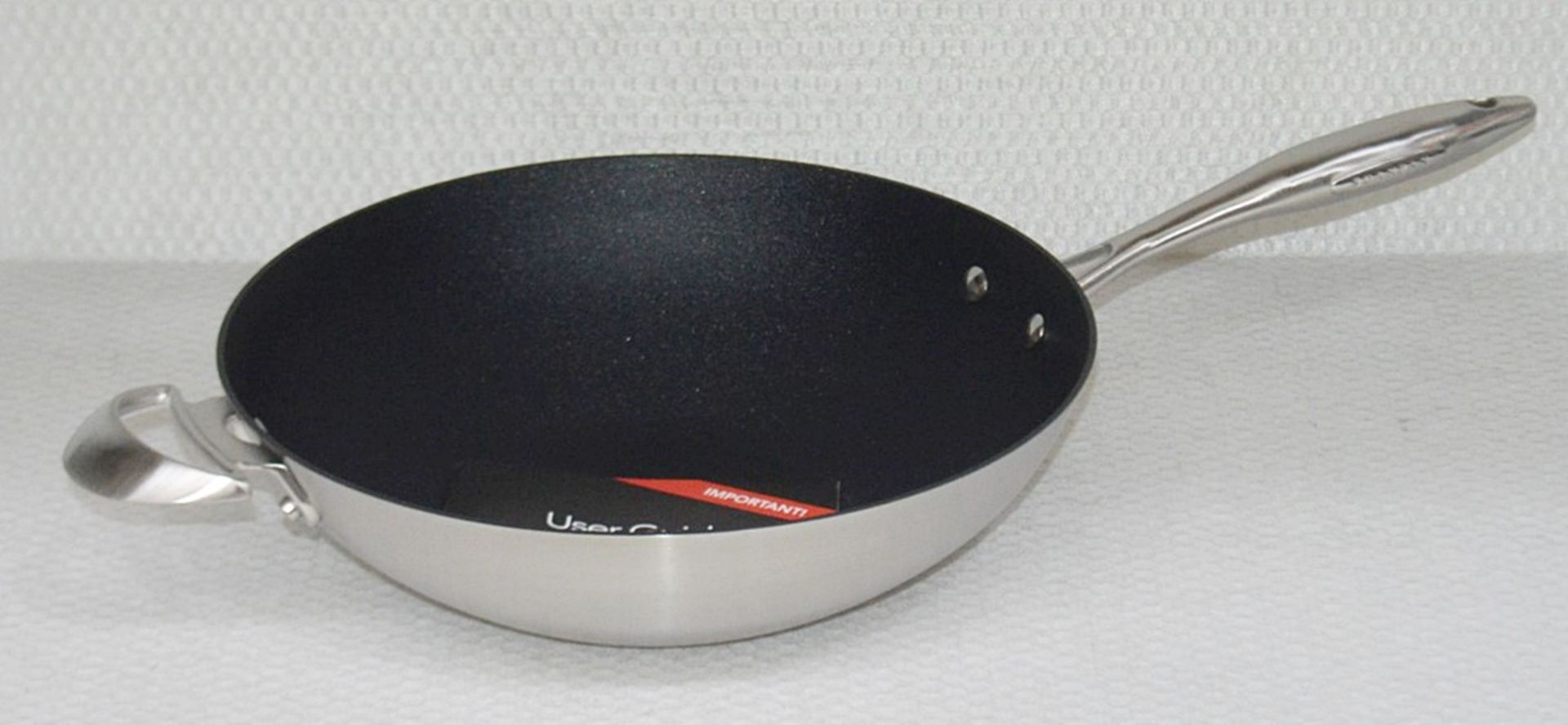 1 x SCANPAN CTX Ceramic Titanium Wok (32cm) - Original RRP £189.95 - Unused Boxed Stock