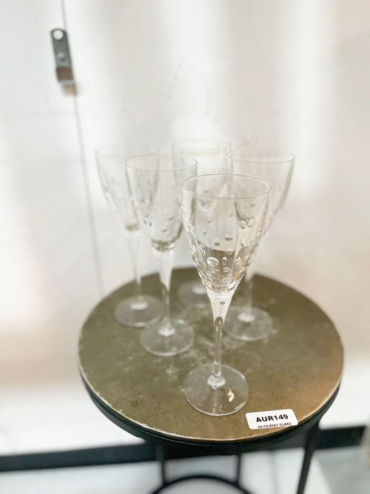 5 x Cristal Duran Wine Glasses - Ref: AUR149 - CL652 - Location: Altrincham WA14 Dimensions:????This - Image 2 of 3