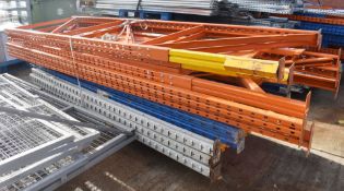 7 x Bays of Assort Pallet Racking - Includes 10 Uprights and 15 Crossbeams - Ref: MPC - CL011 -