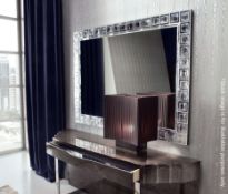 1 x GIORGIO COLLECTION 'Absolute' Luxury Italian Mirror With Murano Glass Frame - RRP £5,508