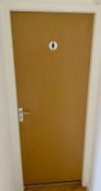 4  x Office Lockable Fire Doors  73(W) x 120(H) - To Be Removed From An Executive Office Environment