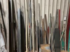 Assorted Quantity of Mild Steel and Stainless Strips, Tubes, Box Sections and Rods - Approx 2m in