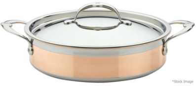 1 x HESTAN CopperBond Sauteuse Pan with Lid (26cm) - Original RRP £415.00 - Read Full