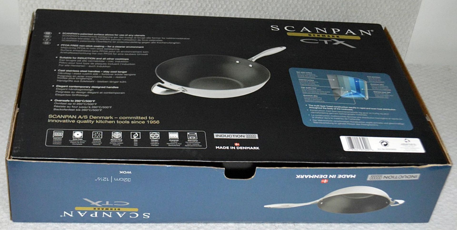 1 x SCANPAN CTX Ceramic Titanium Wok (32cm) - Original RRP £189.95 - Unused Boxed Stock - Image 12 of 12