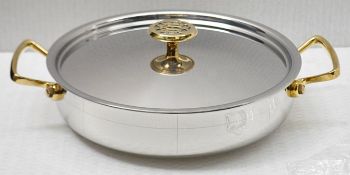 1 x ONDINE Shallow Sauce Pan With Lid - Dimensions To Follow - Ref: HHW90/JUL21/PAL-B - CL011 -