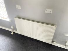 4 x Central Heating Radiators 120(W) x 60cm(H) - To Be Removed From An Executive Office