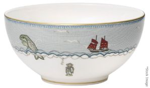 1 x WEDGWOOD + Kit Kemp 'Sailor’s Farewell' Bowl (15cm) - Original RRP £49.00 - Unused Boxed Stock -