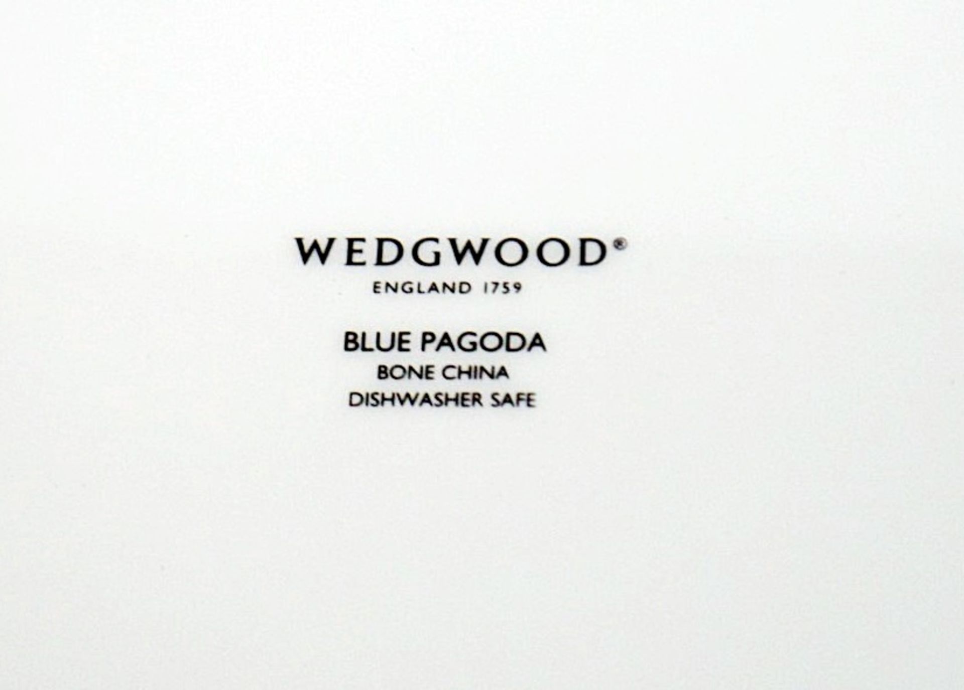 1 x WEDGWOOD 'Wonderlust' Blue Pagoda Sandwich Tray In It's Original Box - Original RRP £85.00 - Image 6 of 8