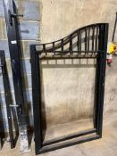 1 x Pair of Steel Gates Finished in Black - Gates are Pre-Drilled Ready For Inserts to be Added -