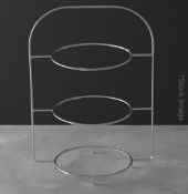 1 x VILLEROY & BOCH 'Anmut' Stainless Steel Tray Stand (480g) - Ex-display Item - Ref: HHW185/
