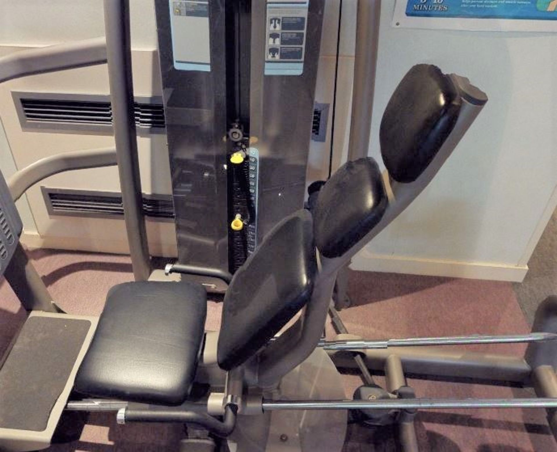 1 x Pulse Fitness Seated Leg Press - Image 4 of 7