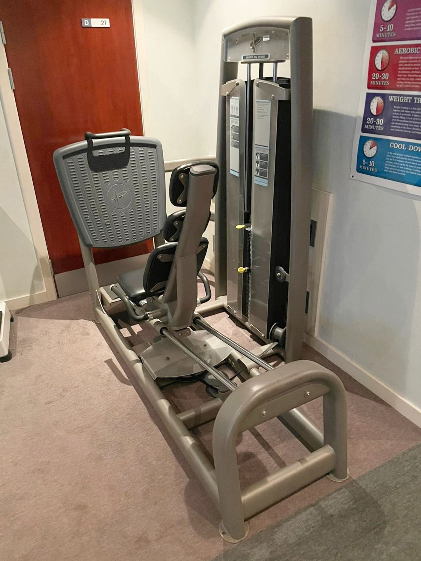 1 x Pulse Fitness Seated Leg Press - Image 2 of 7