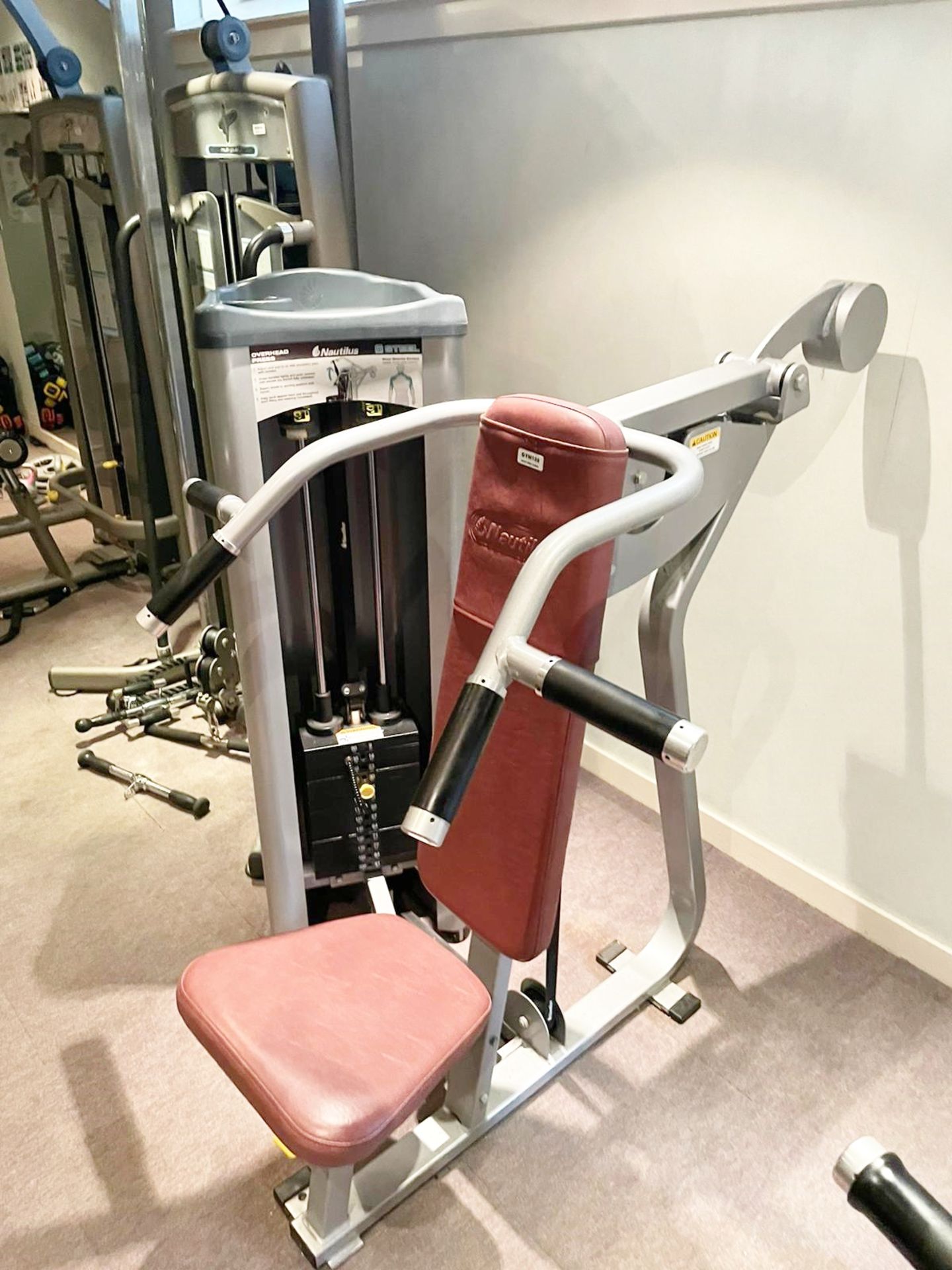 1 x Nautilus Steel Overhead Shoulder Press - Image 4 of 4