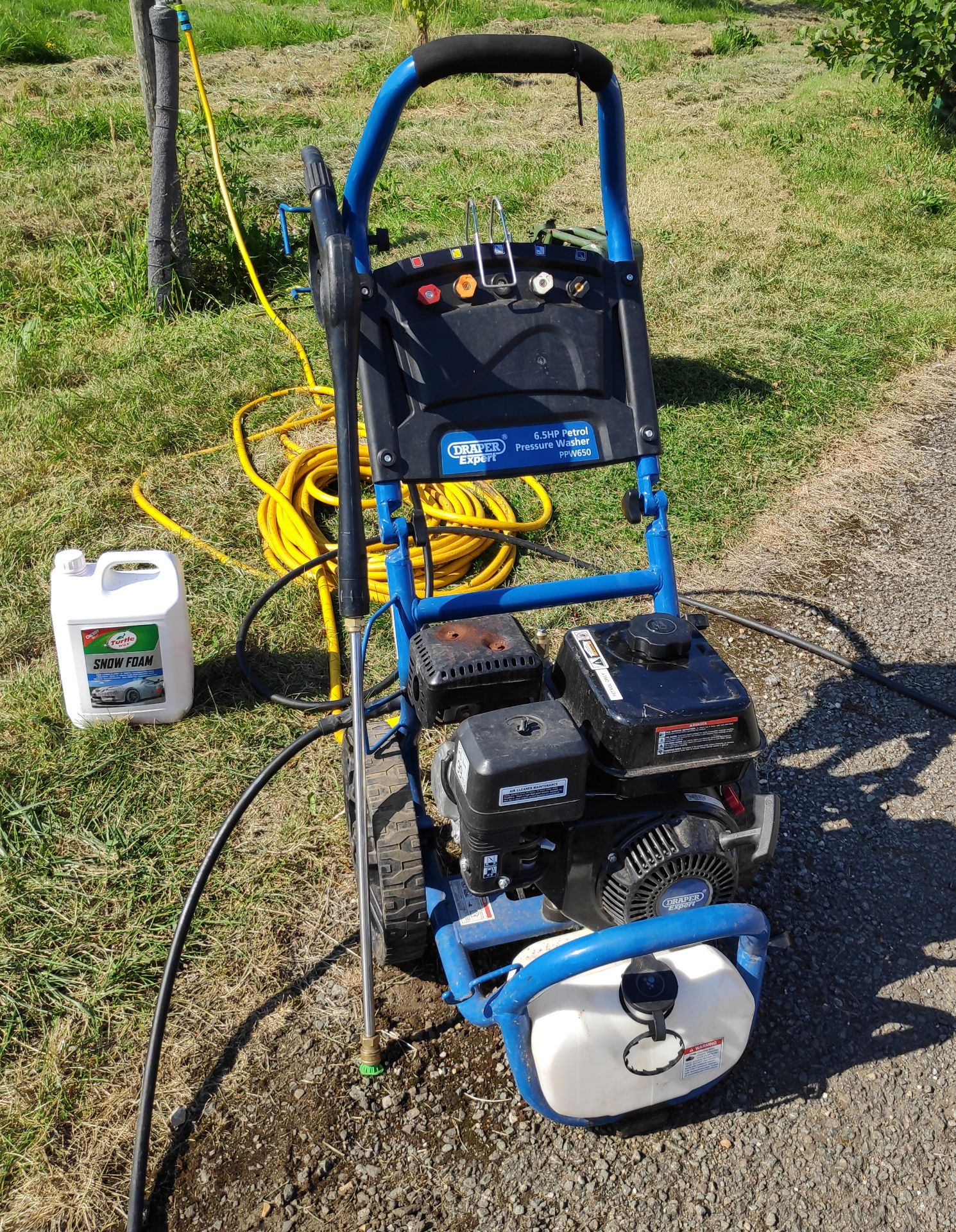 1 x Draper Expert 6.5Hp Petrol Pressure Washer PPW650 - CL011 - Location: Corby, Northamptonshire - Image 5 of 10