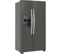 1 x Kenwood KSBSDiX20 Stainless Steel American Style Fridge Freezer With Water and Ice Dispenser -