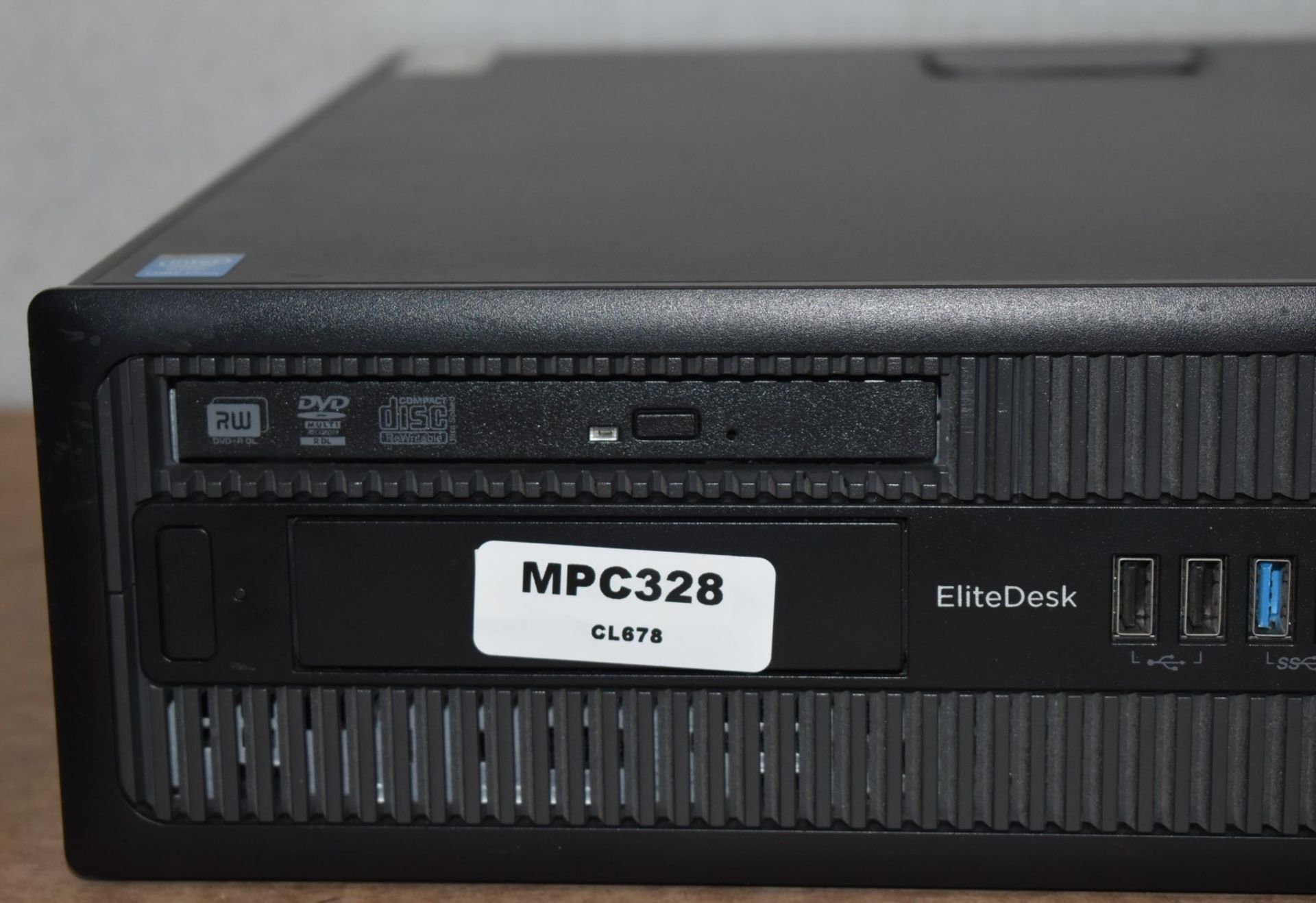 1 x HP Elite Desk 800 G1 SFF Desktop PC - Features an Intel i7-4770 3.4hz Quad Core Processor, 8gb - Image 7 of 7