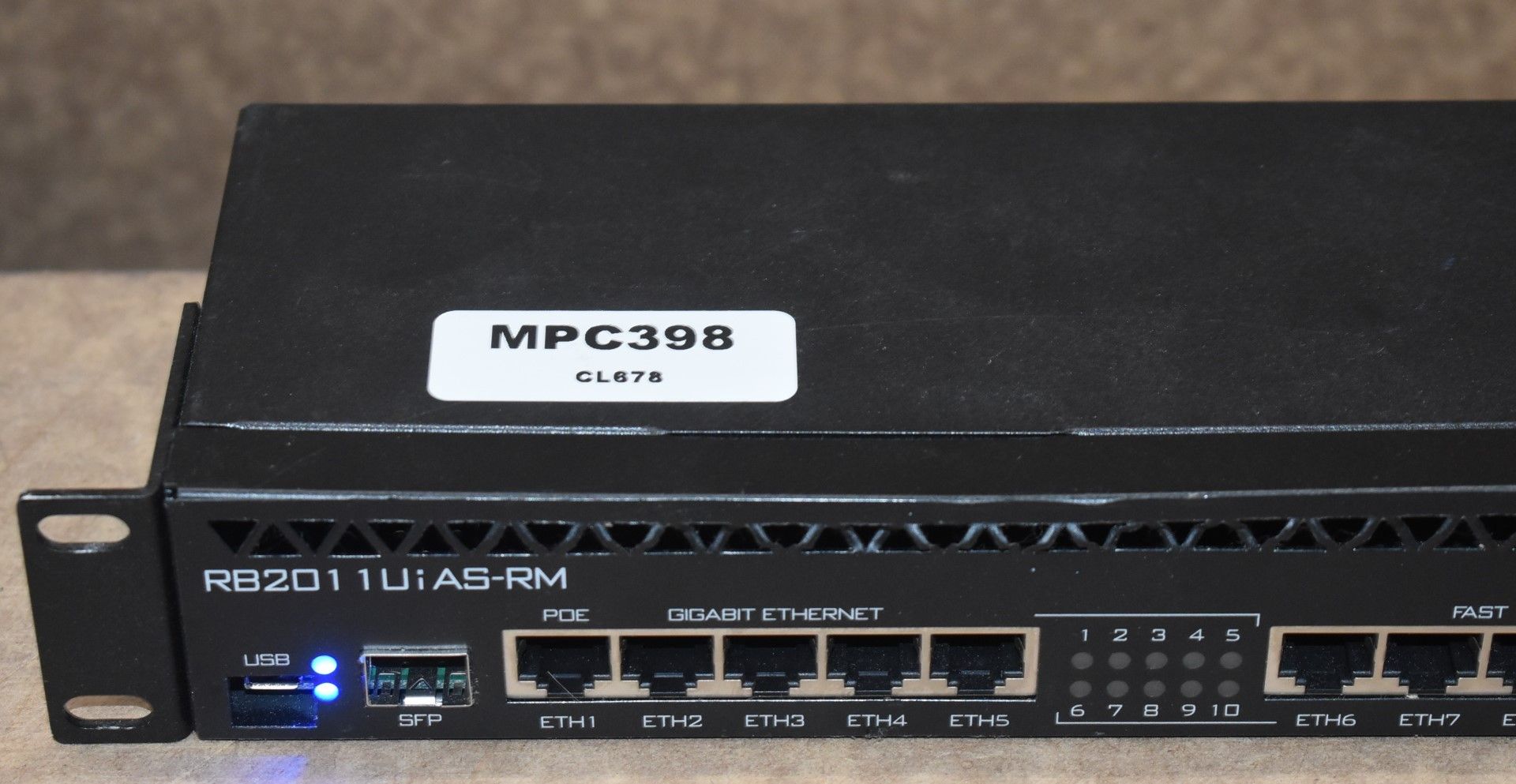 1 x MicroTik Router Board - Model RB2011UiAS-RM - Ref: MPC398 - CL678 - Location: Altrincham - Image 5 of 10