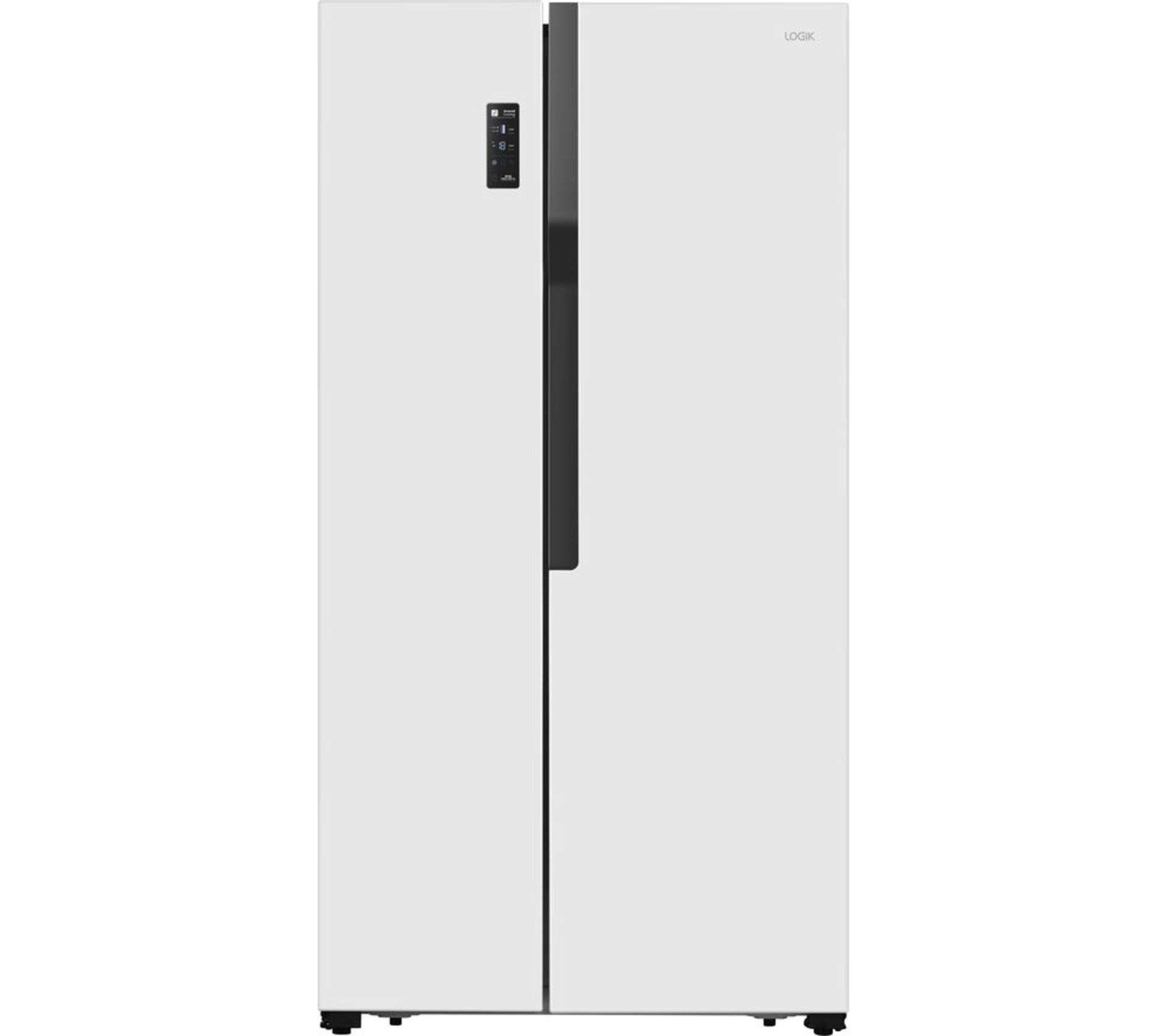 1 x Logik LSBSS20 Silver American Style Fridge Freezer - Unused With Warranty - RRP £629 - Ref: - Image 2 of 6