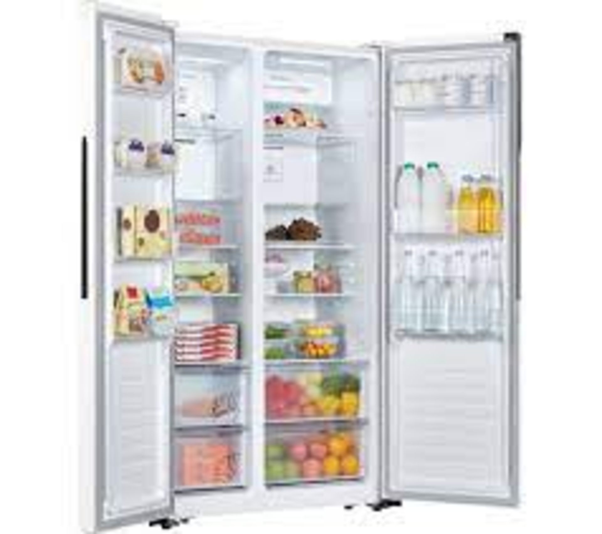 1 x Logik LSBSW20 American Style Fridge Freezer in White - Unused With Warranty - RRP £629 - Image 2 of 7