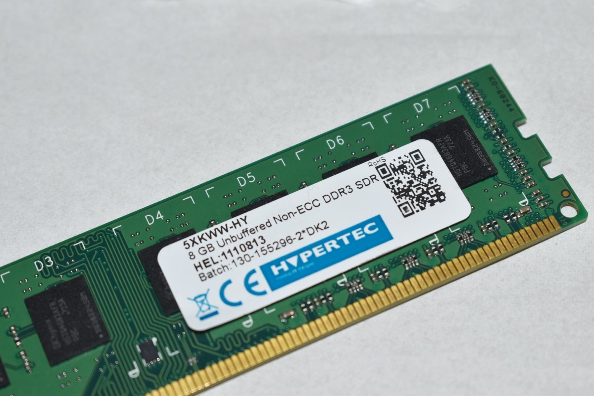 1 x Hypertec 8GB DDR3 Ram Module For Desktop Computers - 1 x 8GB Ram Module - 1600 MHz - Ref: MPC288 - Image 2 of 2