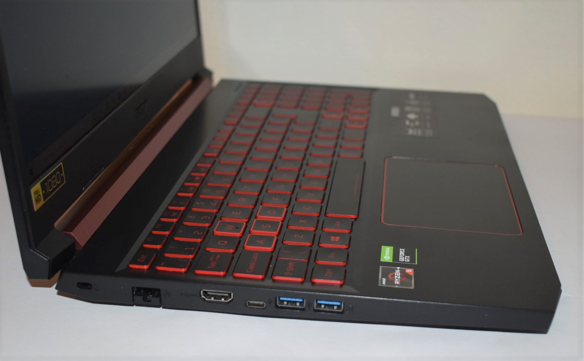 1 x Acer Nitro 5 Gaming Laptop - Features Ryzen 5 Processor, 16g DDR4 Ram, 250gb M.2 System SSD, - Image 13 of 20