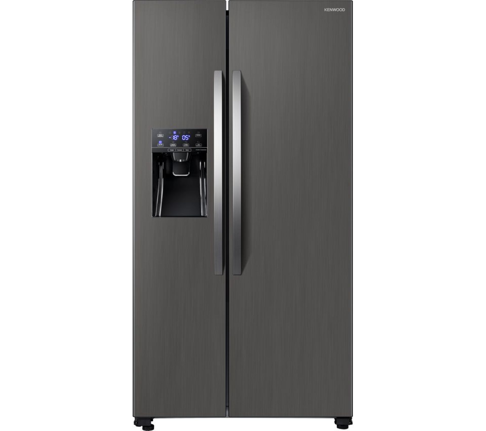 1 x Kenwood KSBSDiX20 Stainless Steel American Style Fridge Freezer With Water and Ice Dispenser