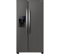 1 x Kenwood KSBSDiX20 Stainless Steel American Style Fridge Freezer With Water and Ice Dispenser