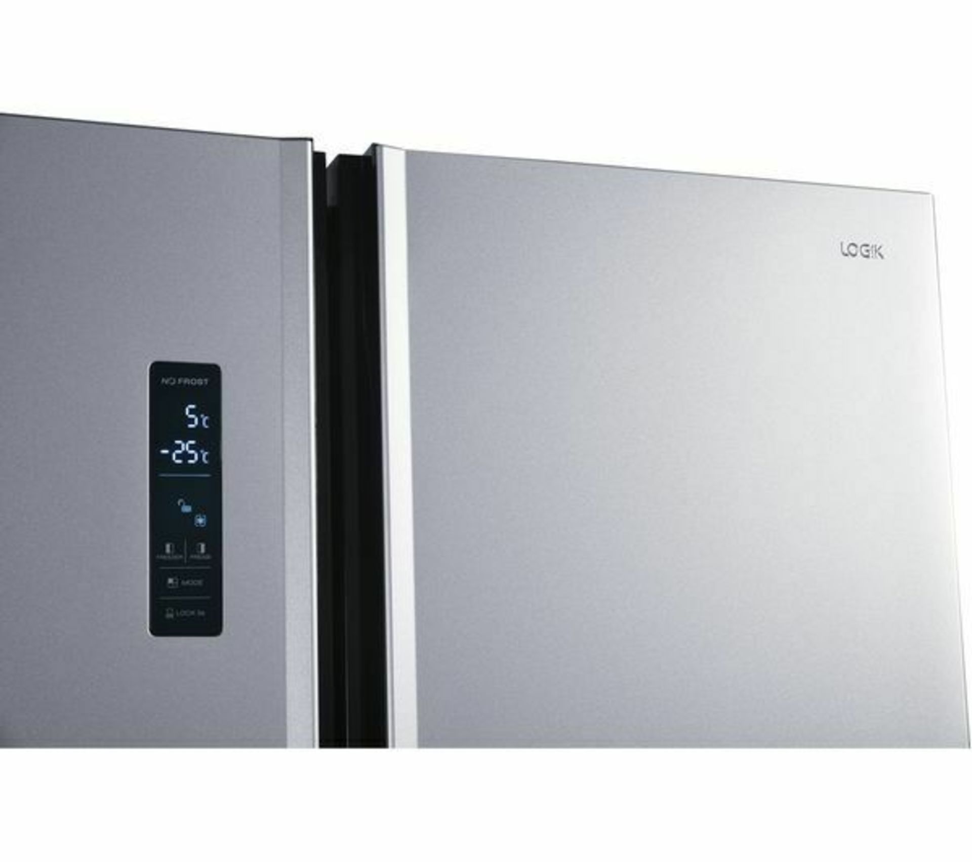 1 x Logik LSBSS20 Silver American Style Fridge Freezer - Unused With Warranty - RRP £629 - Ref: - Image 6 of 6