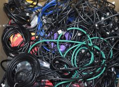 Approx 50 x Ethernet Cables - Various Sizes and Colours Included - Ref: MPC343 P1 - CL678 -