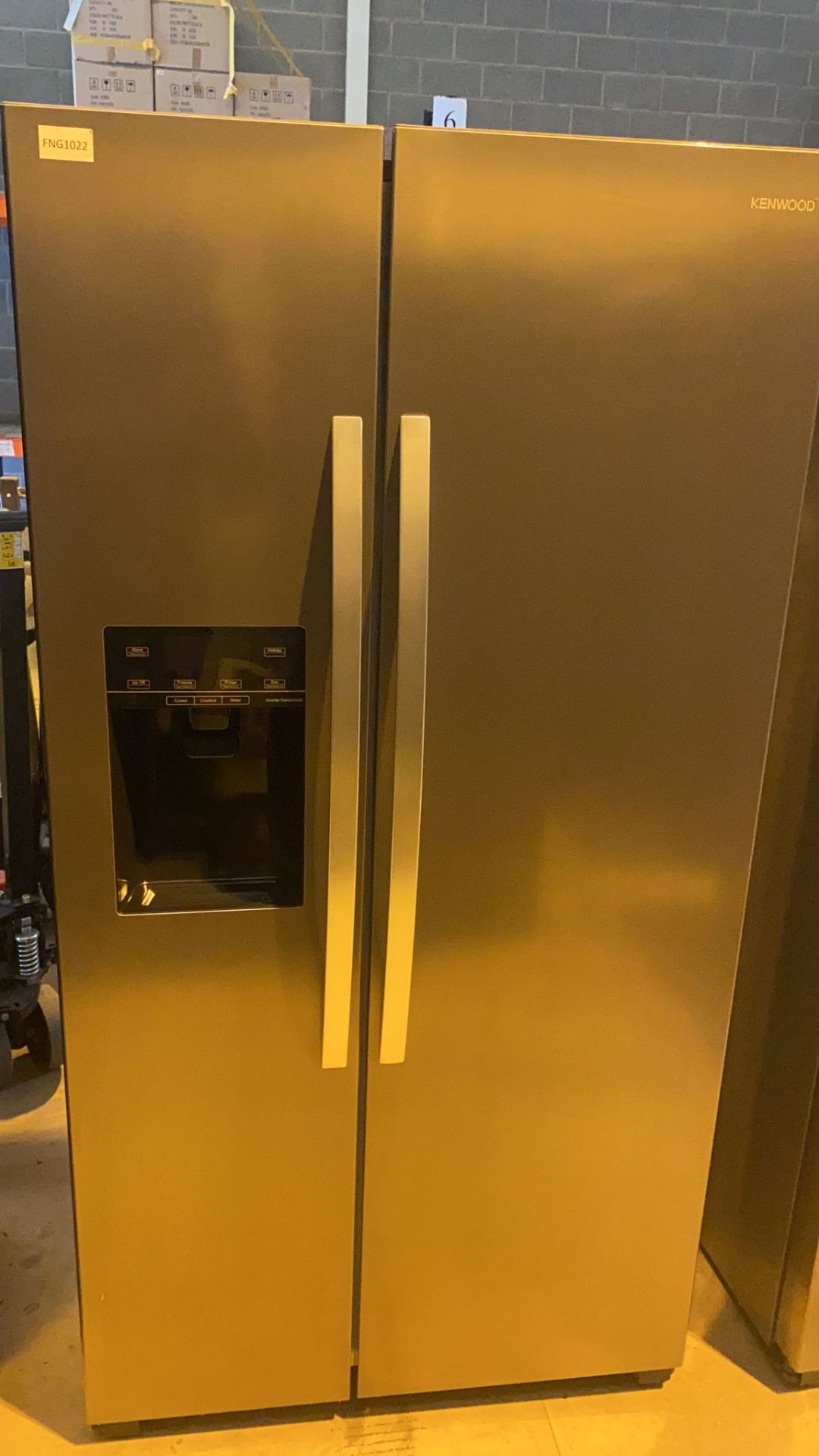 1 x Kenwood KSBSDiX20 Stainless Steel American Style Fridge Freezer With Water and Ice Dispenser - Image 2 of 10