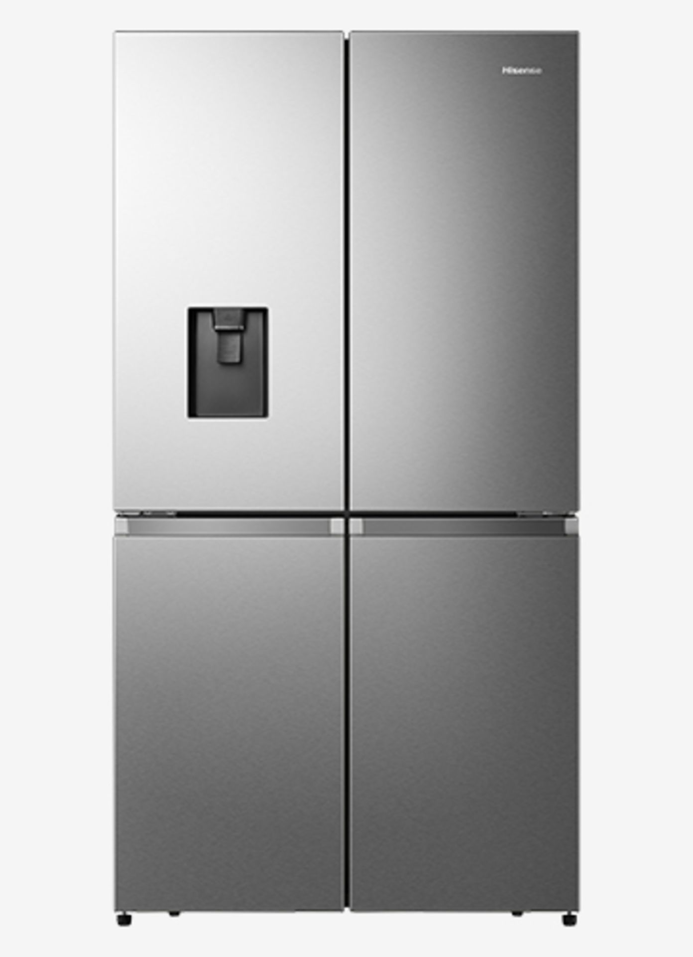 1 x HiSense RQ758N4SWI1 Stainless Steel American Style Fridge Freezer - Unused With Warranty