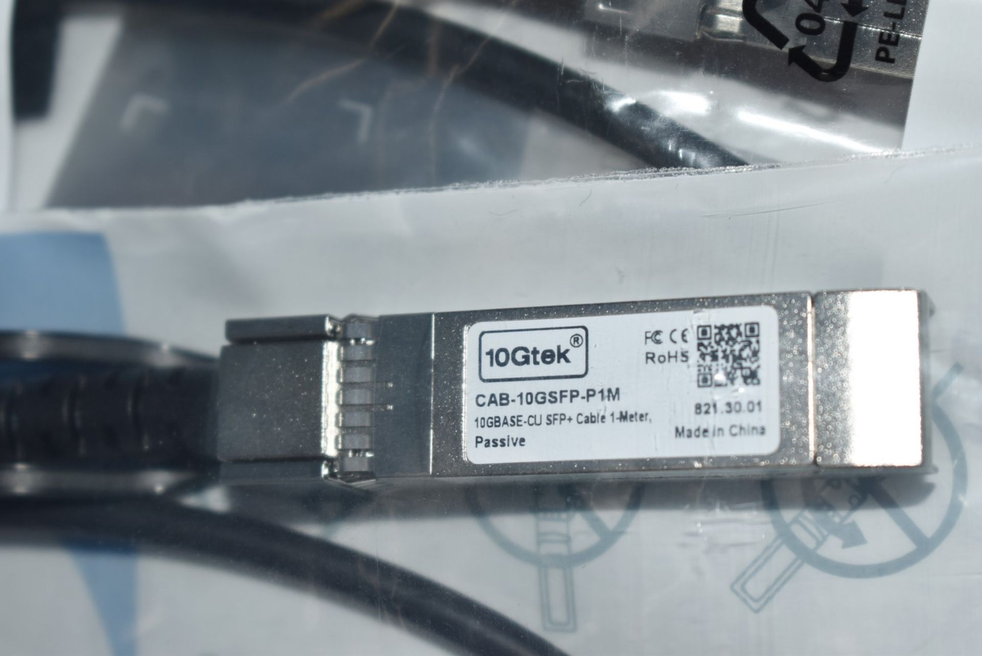 5 x 10Gtek SFP+ 10-Gigabit Ethernet Twinax Copper Cables - New and Unused - Ref: MPC191 P1 - CL678 - - Image 3 of 9