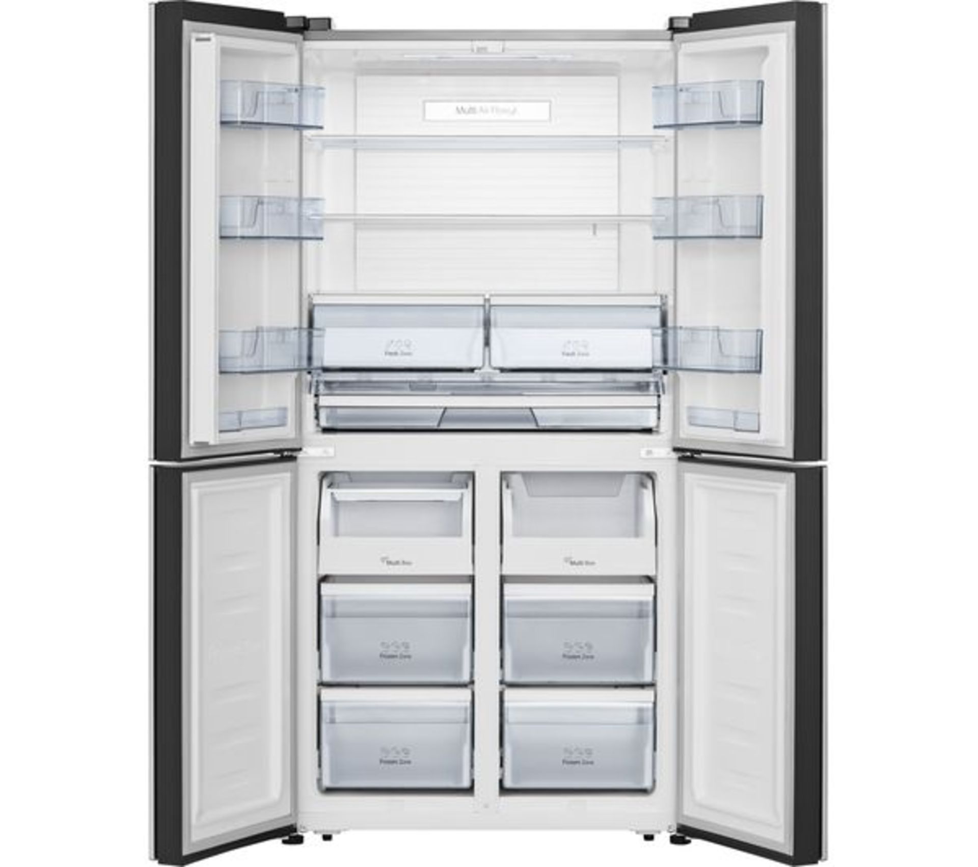 1 x HiSense RQ689N4BD1 Stainless Steel American Style Fridge Freezer - Unused With Warranty - Image 5 of 5