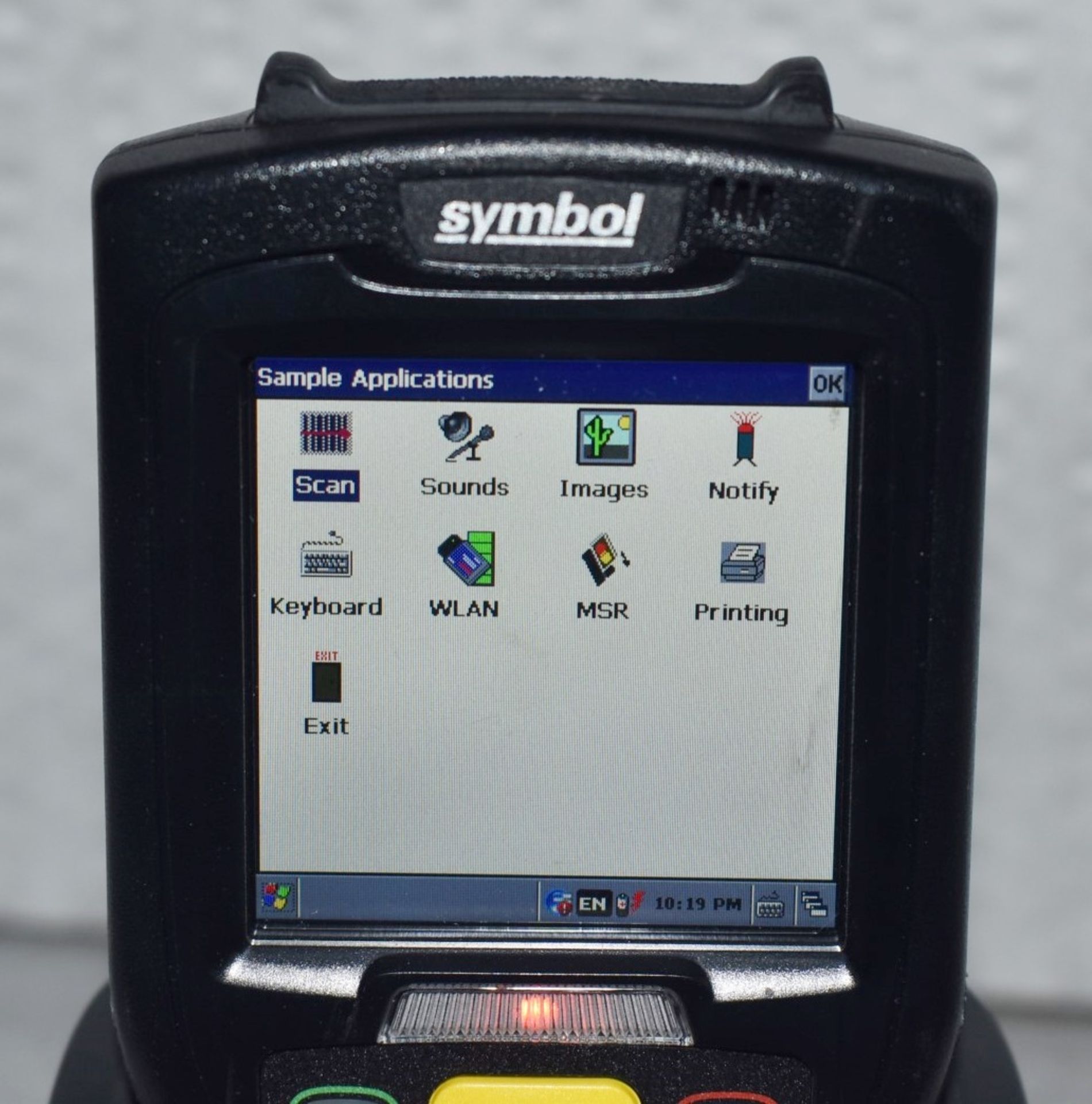 1 x Symbol MC3200 38 Key Laser Scanner With Docking Station - Features Windows Compact OS, - Image 6 of 10