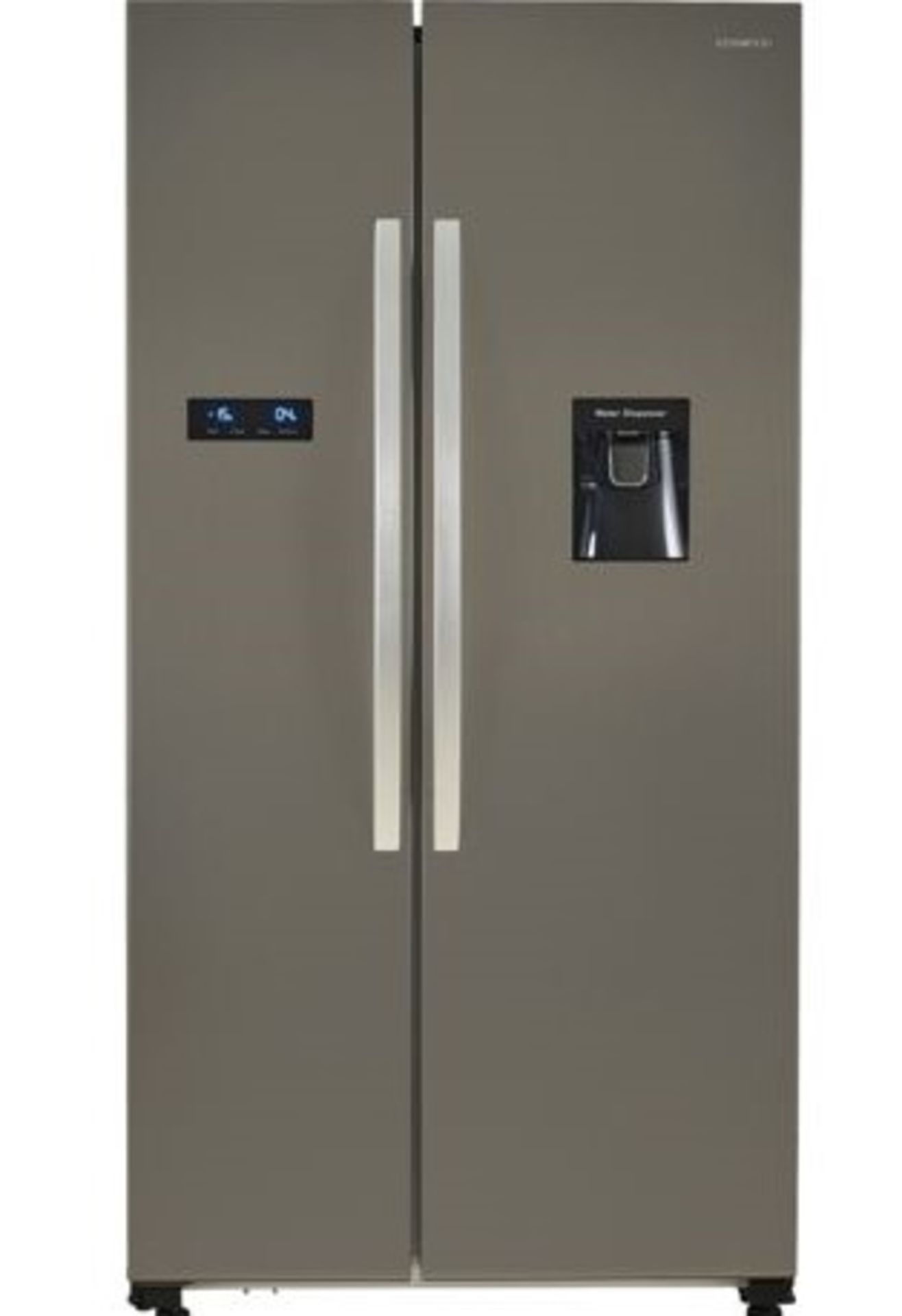 1 x Kenwood KSBSDB20 Gloss Black American Style Fridge Freezer With Water Dispenser