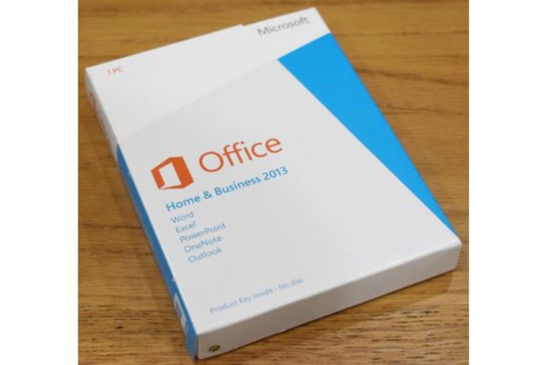 1 x Microsoft Office 2013 Home and Business - Activation Key Card With Original Box - Ref: CG -