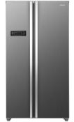 1 x Kenwood KSBSX20 Stainless Steel American Fridge Freezer - Unused With Warranty - RRP £599 - Ref: