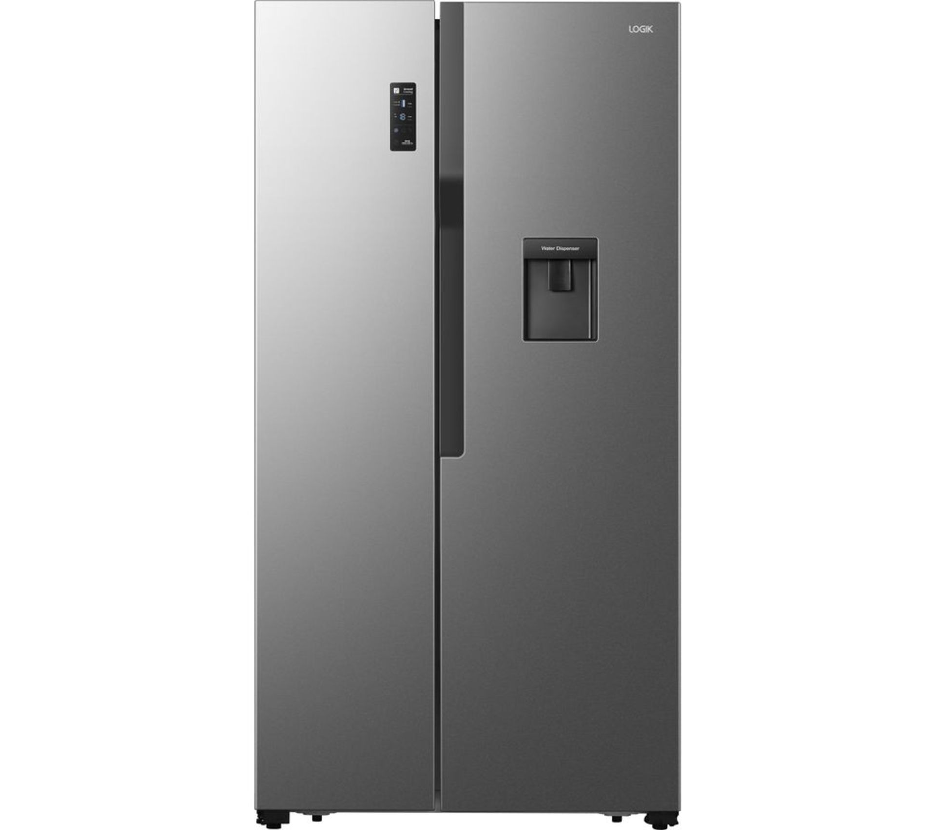 1 x Logik LSBSDX20 Stainless Steel American Fridge Freezer With Water Dispenser