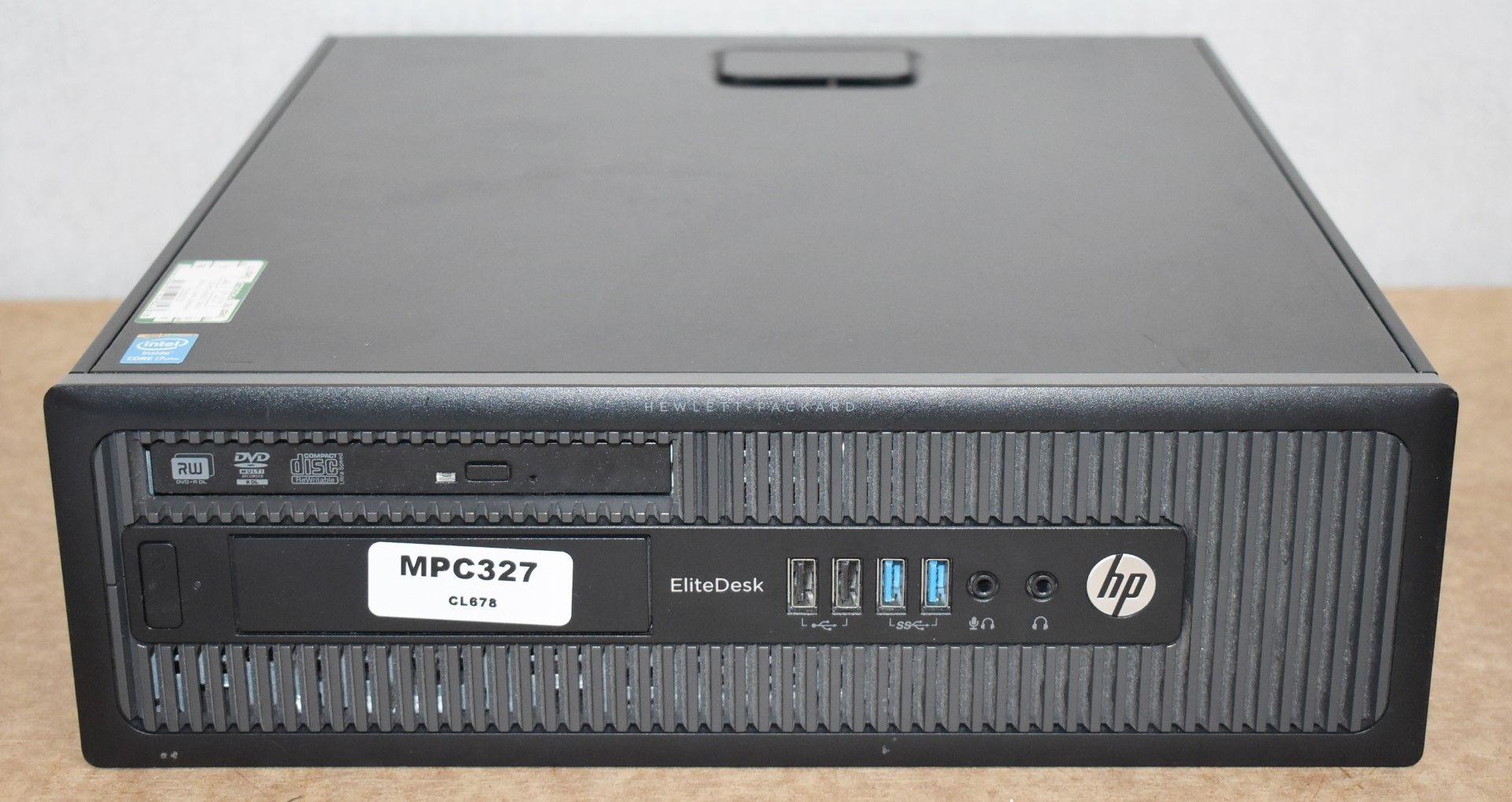 1 x HP Elite Desk 800 G1 SFF Desktop PC - Features an Intel i7-4770 3.4hz Quad Core Processor, 8gb