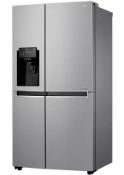 1 x LG Stainless Steel GSL961PXBV American Style Fridge Freezer With Ice and Water Dispenser