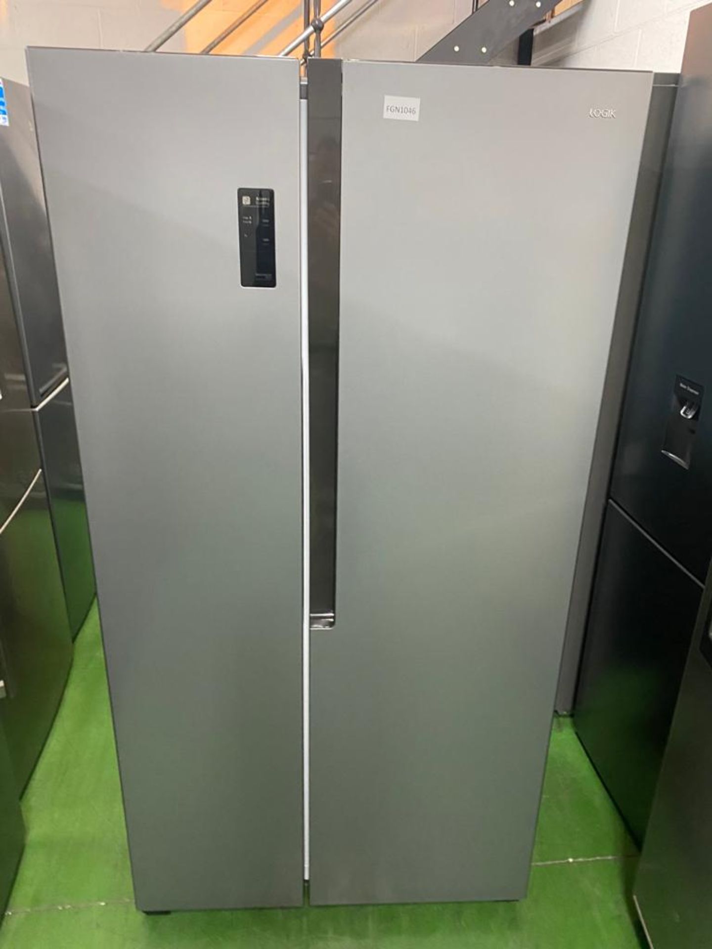 1 x Logik LSBSS20 Silver American Style Fridge Freezer - Unused With Warranty - RRP £629 - Ref: - Image 4 of 6