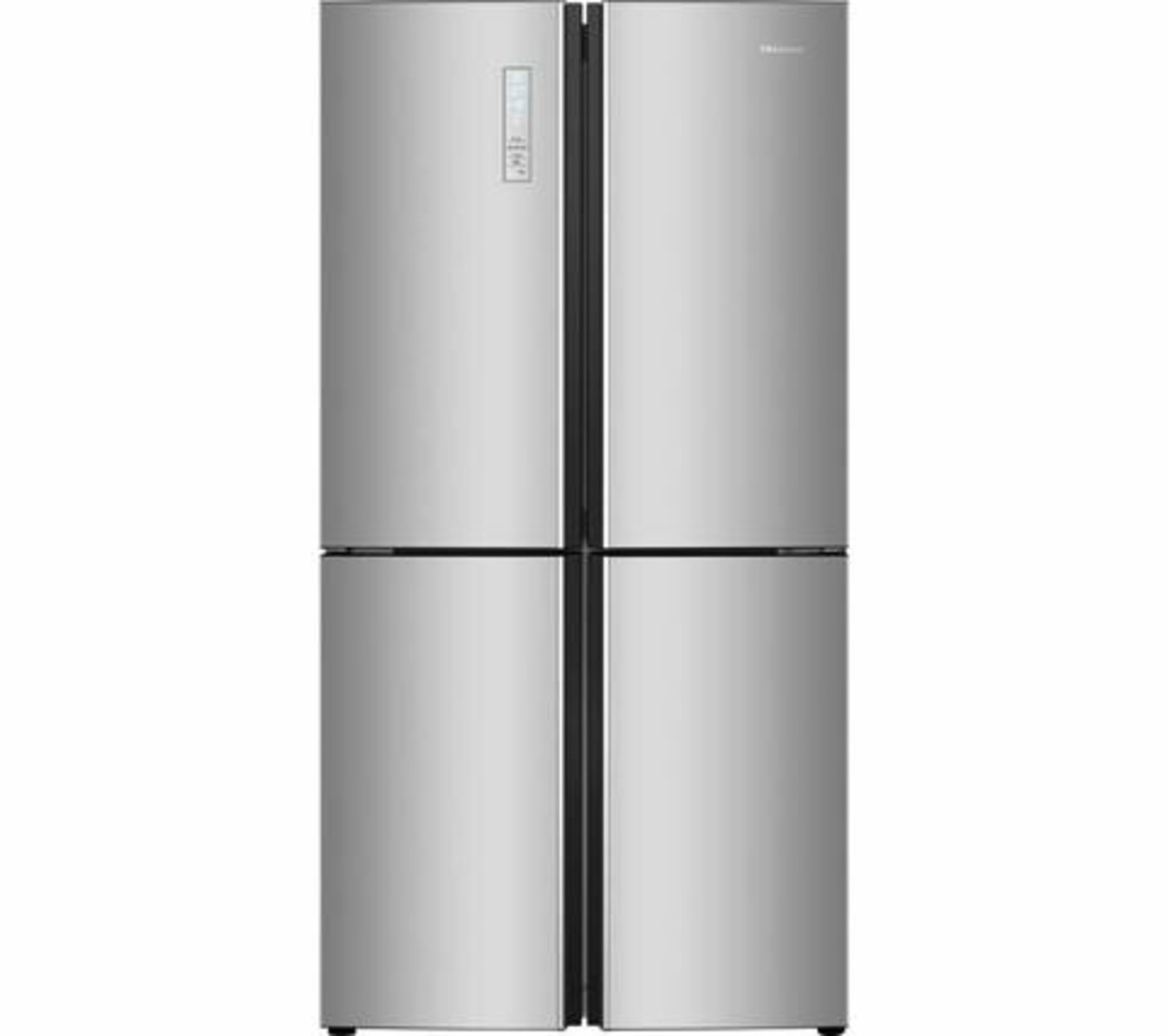 1 x HiSense RQ689N4BD1 Stainless Steel American Style Fridge Freezer - Unused With Warranty