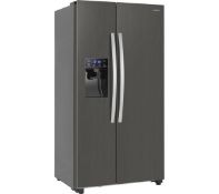 1 x Kenwood KSBNDIX20 Stainless Steel American Fridge Freezer With Ice and Water Dispenser -