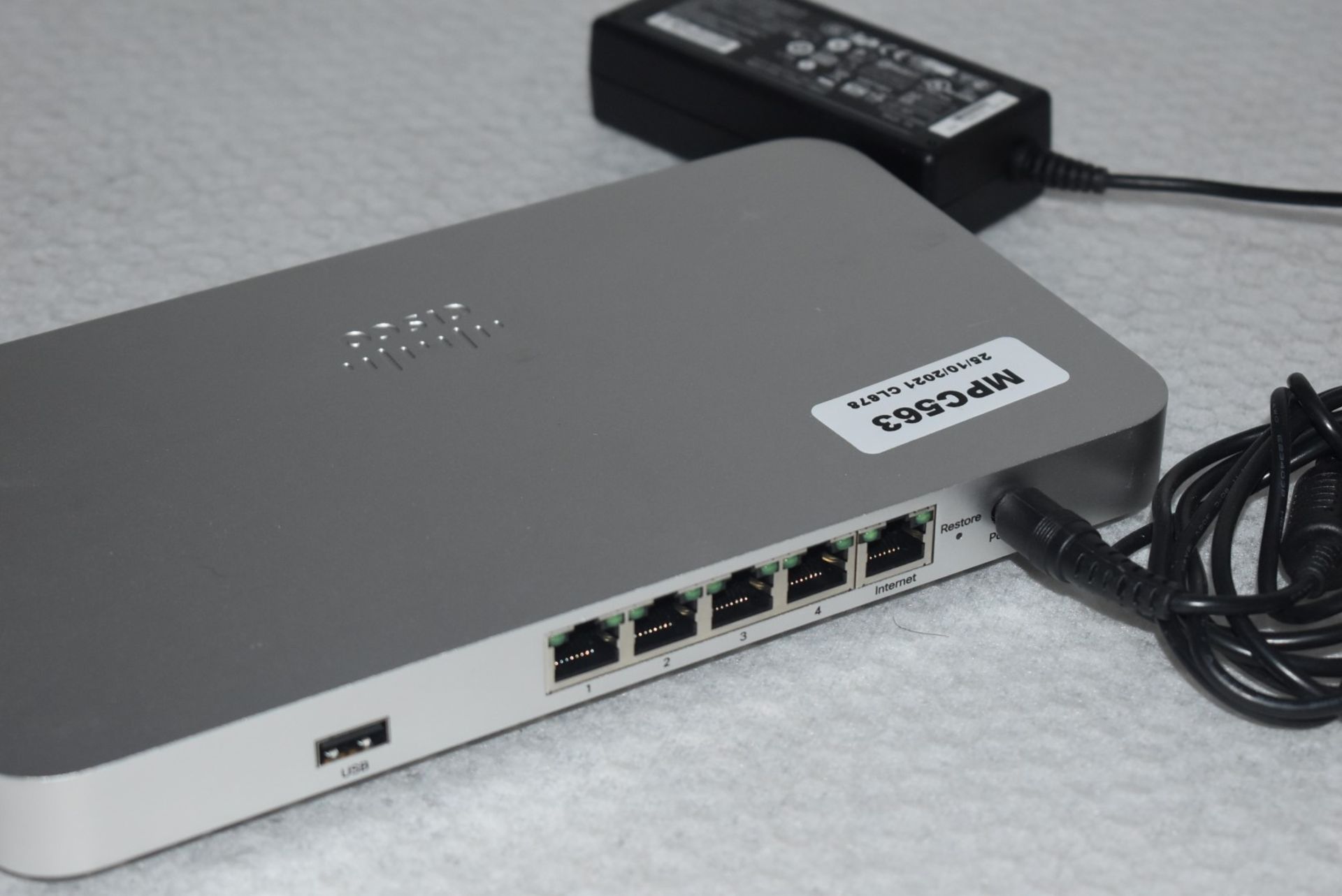 1 x Cisco Meraki MX64 Cloud Managed Security Firewall Appliance - RRP £425 - Ref: MPC563 CG - - Image 2 of 6