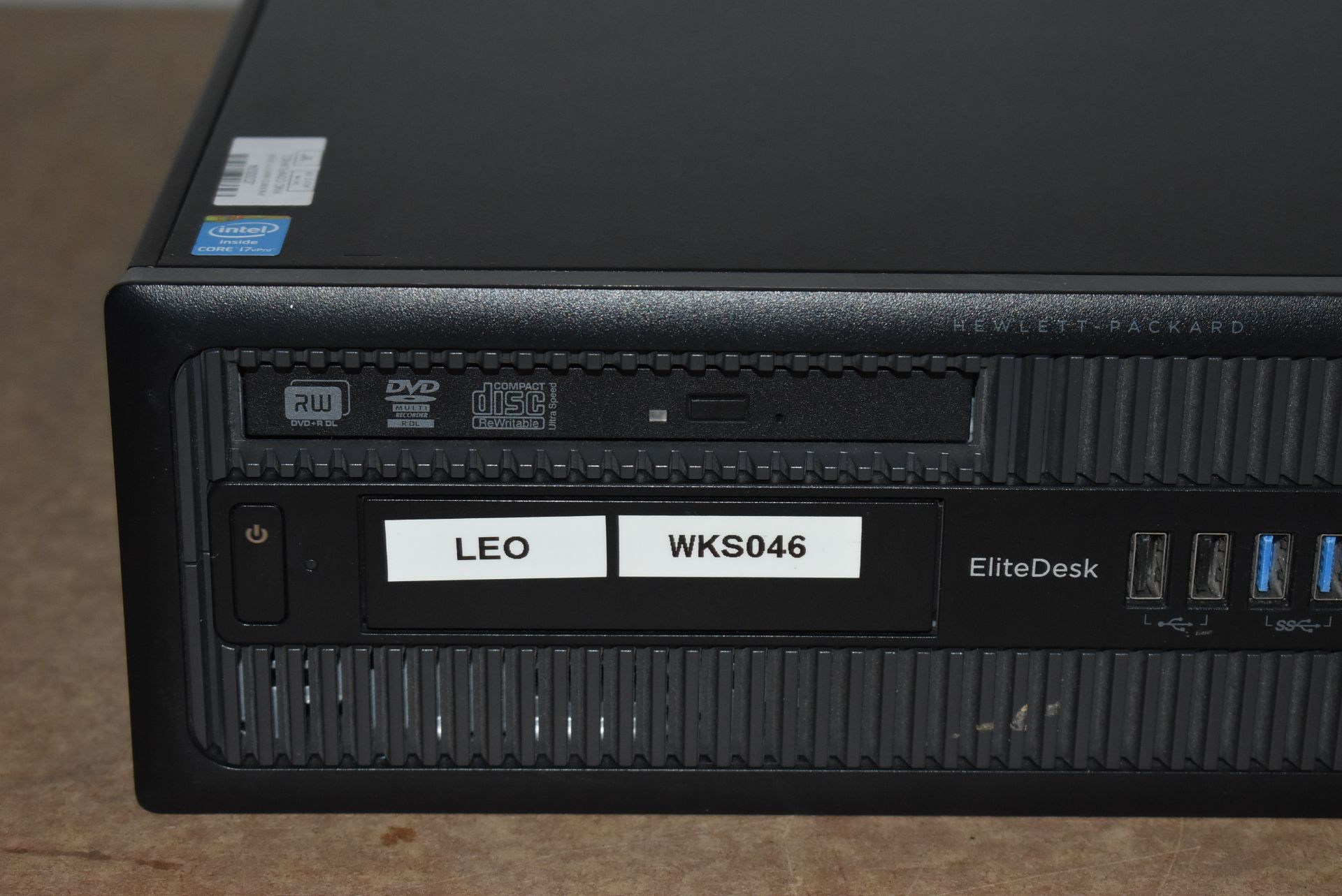 1 x HP Elite Desk 800 G1 SFF Desktop PC - Features an Intel i7-4770 3.4Ghz Quad Core Processor, 10gb - Image 4 of 8