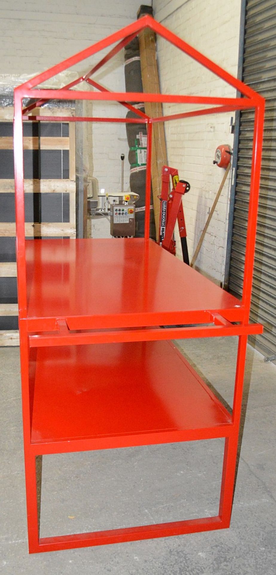 1 x Metal 2-Metre High Display Cart - Dimensions: H200 x W178 x D87cm - Ex-Showroom Piece - Ref: - Image 5 of 5